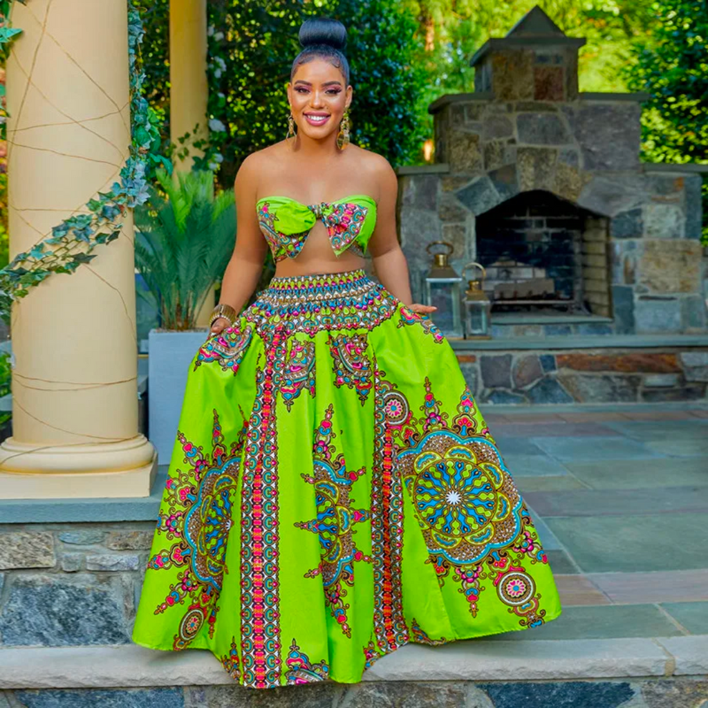 Model Pagne Jupe Longue Africaine Taille Haute Modele Jupe Longue