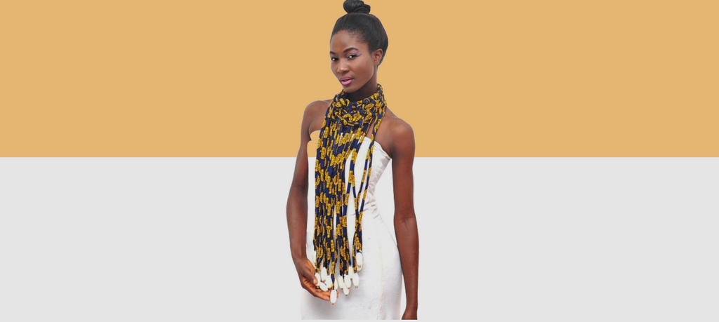 HOW TO MAKE AN AFRICAN FABRIC NECKLACE?