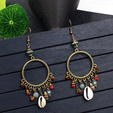 Anneaux Boucle d'oreilles Marins Multicolores