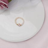 Bague Coquillage et en Perles