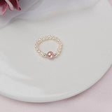 Bague Coquillage Perles