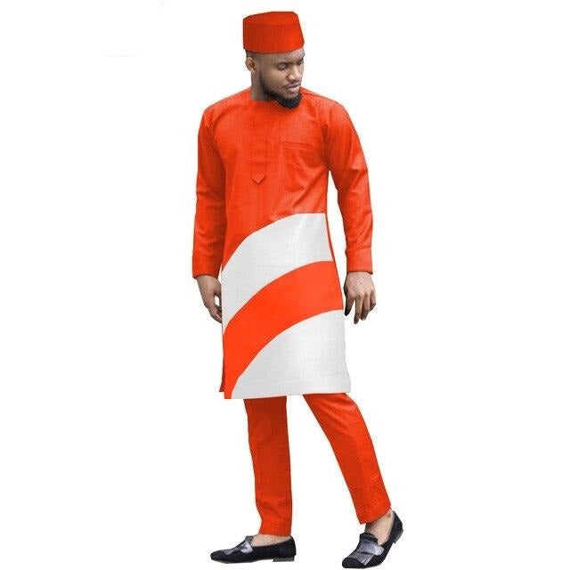 Boubou Africain Bazin Riche Pour Homme