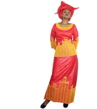 Boubou Africain Luxueux Rouge