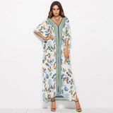 Boubou Fleur Marocain Femme