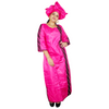 Boubou Africain Femme Rose