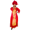 Boubou Africain Rouge Femme