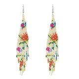 Boucles d'Oreilles Pierre Style Africain