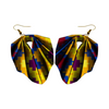 Boucles d'Oreilles Tissu Africain Krio