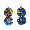 Boucles d'Oreilles Wax Bleu