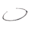 Bracelet Africain Argent Jonc Oval