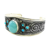 Bracelet Argent Femme Pierre Bleue Claire