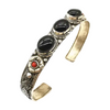 Bracelet Argent Femme Pierre Fine Noire