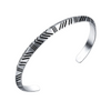 Bracelet Homme Africain Argent Ebène