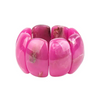 Bracelets Africains Roses Fuschia Plastique Recyclé