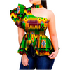 Chemise Carreaux Wax Africaine