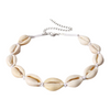 Collier Cauris Ras De Cou Blanc