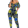 Combinaison Bustier Africaine en Wax