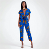 Combinaison Femme en Pagne Africain