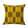 Coussin Africain Wax Jaune