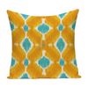 Coussin Jaune en Wax