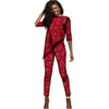 Ensemble Pantalon Slim en Soie Femme Africaine