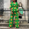 Ensemble Pantalon Vert Leger Femme Africaine