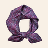 Foulard Africain en Soie Violet