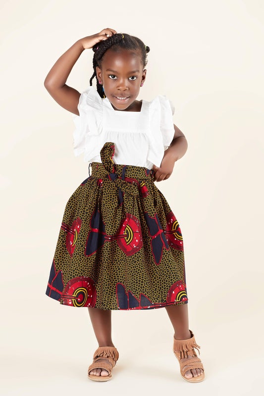 Jupe Robe Africaine Pour Fillette Robe Fillette Modèle De Robe