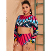 Maillot de bain en pagne wax