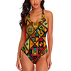 Maillot de bain femme motif africain