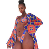 Maillot de bain tissu africain