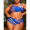 Maillot de bain wax taille haute grande taille