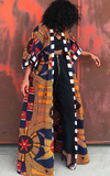 Orange African Coat For Women 