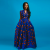 Robe Africaine Bleue