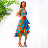 Robe Chic en Pagne Africain