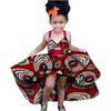 Robe Fille Africaine Rouge