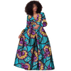 Robe Maxi en Pagne Africain