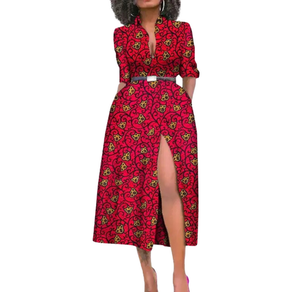 Nouveaux modèles de robes en pagne 2025