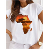 T-shirt Carte Africaine