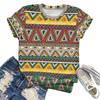 T-shirt Femme Motif Africain