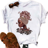 T-shirt Visage Femme Africaine