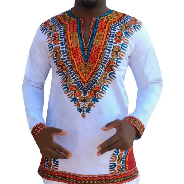 T-shirt manches Longues Ethnique Africain