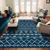 Tapis Africain Bleu