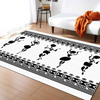 Tapis Blanc et Noir Africain