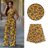 Tissu Africain Wax Jaune