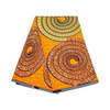 Tissu Africain Wax Orange