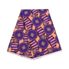 Tissu Africain Wax Violet