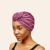 Turban Africain Femme Rose