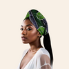 Turban Africain Femme Vert Foncé