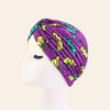 Turban Africain Femme Violet